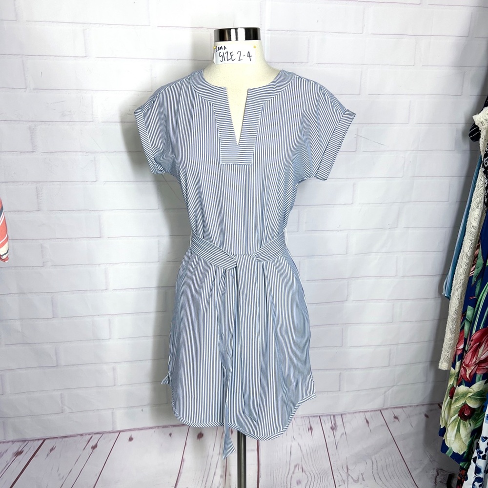 NWT • VINEYARD VINES • Performance UPF/SPF Striped Harbor Tunic Dress Size XXS